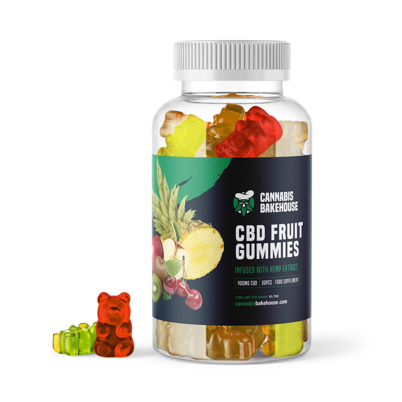 CBD Gummy Bears (30 pcs / 10mg CBD per Gummy) - mamamary