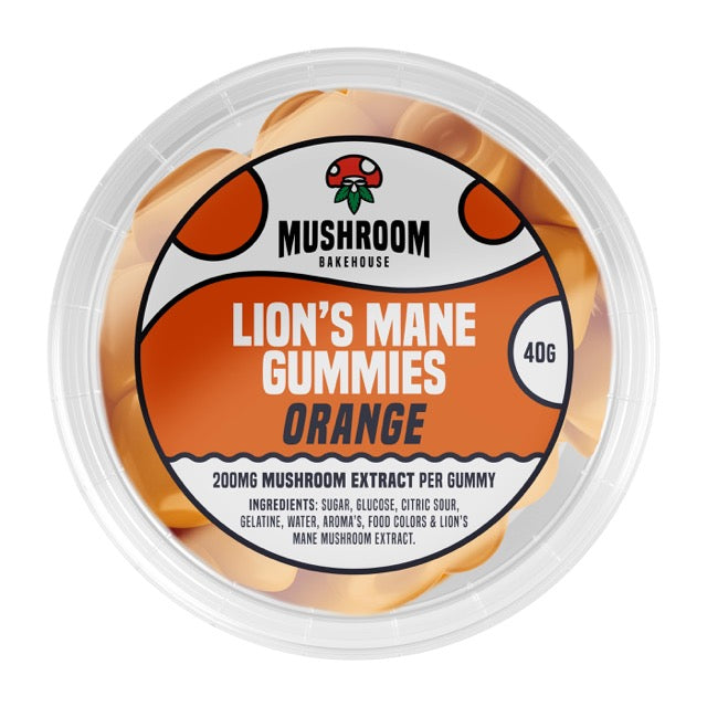 Mushroom Bakehouse Lion’s Mane Gummies (200mg Mushroom extract per gummy) - mamamary