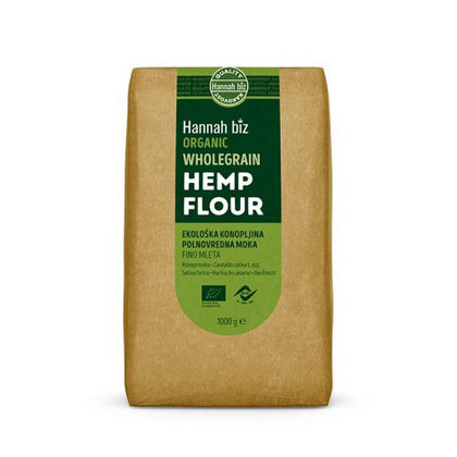 BIO Hemp Wholegrain Flour 1kg - mamamary