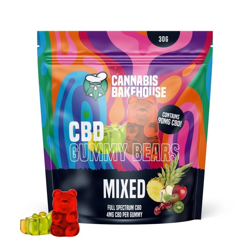 CBD GUMMY BEARS (4mg CBD per gummy) - mamamary